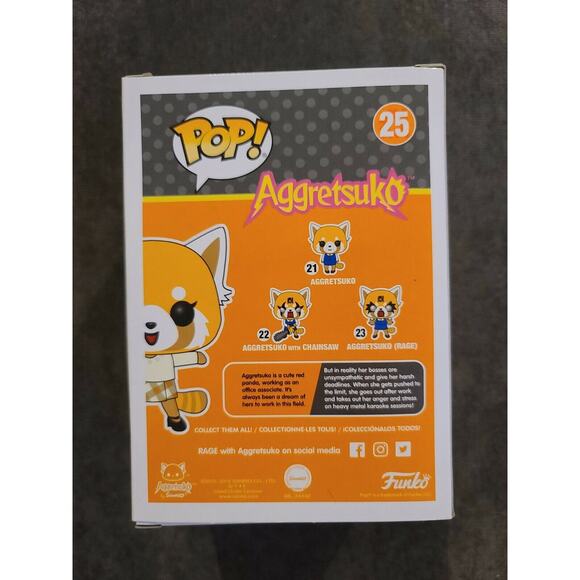 Funko POP! Sanrio AGGRETSUKO (Date Night) Vinyl Figure #25 Target EXCLUSIVE - Picture 3 of 6